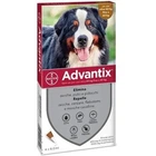 Капли Advantix Bayer от блох и клещей для собак 40-60кг 4 пипетки