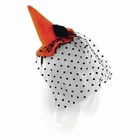Колпак Ведьма мини на обруче Seta Decor Оранжевый 19-164-OR