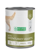 Вологий корм для дорослих собак Nature's Protection with Beef & Turkey Hearts