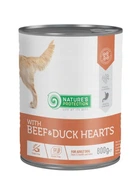 Вологий корм для дорослих собак Nature's Protection with Beef & Duck Hearts