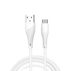 Кабель WUW-X196 USB Micro 2,4A 1m white (6972573335572)
