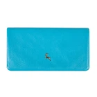 Женский кожаный кошелек Ashwood J56 Blue Atoll (Синий)