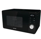 Микроволновая печь 20л Соло Gorenje MO20A3B СВЧ 800 Вт 5 уровней мощности, Autoменю (11 программ), LED дисплей, защита от детей, эмаль