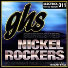 Струны для электрогитар GHS Burnished Nickel Rockers Medium 11-50 (BNR-M)