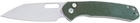 Ніж кухонний CJRB Pyrite Wharncliffe Micarta Green (2006304) - зображення 1