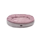 Лежак для собак Harley and Cho Donut Soft Touch Pink L 90 х 70 см