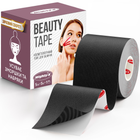 Кинезио тейп для лица Mighty-X Beauty Tape – 5 см х 5 м Черный Кинезиотейп – The Best USA Kinesiology Tape