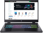 Ноутбук Acer Nitro 17 AN17-51-53LU (NH.QK5EU.00G) Obsidian Black / 17.3" IPS Full HD 165 Гц / Intel Core i5-13420H / RAM 16 ГБ / SSD 512 ГБ / RTX 4050, 6 ГБ / Зарядка від USB
