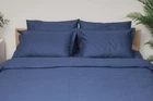 Підковдра Moon&Star Satin Stripe Delfi Blue King Size 220 x 240 см (MS-870000424)