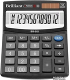 Калькулятор електронний Brilliant 12-розрядний (BS-212)