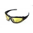 Защитные очки фотохромные Global Vision Shorty Photochromic (yellow) Anti-Fog, желтые (82914)