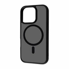 Чехол матовий Fibra Matte Metal Buttons with MagSafe для Apple iPhone 16 Pro Black
