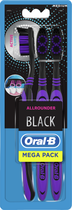 Zestaw szczoteczek do zębów Oral-B All Purpose Brush Black Średnie 3 szt (3014260101503)