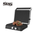 Електричний прижимний гриль DSP KB-1082 з терморегулятором і таймером 2000Вт