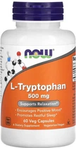 Амінокислота Now Foods L-триптофан 500мг