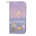 Гаманець Pusheen cat 19х10см Вечір біля багаття Фіолетовий v-12266