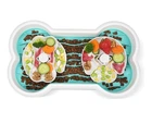 Миска Henry & Cary для годування собак у вигляді кісточки та з силіконовим килимком (HC14)