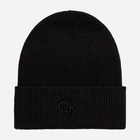 Czapka beany damska Calvin Klein K60K612590 One Size Czarna (8720639560684)