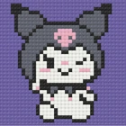 Алмазная мозаика мини Куроми Kuromi 10х10 см Origami (ODM0101) (247098)