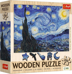 Puzzle drewniane Trefl Gwiazdzista Noc Vincent van Gogh 200 elementów (5900511202489)