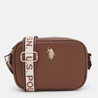 Сумка кросс-боди через плечо женская маленькая U.S. Polo Assn 27A278-AA00A(Brown) Коричневая (786662014769)
