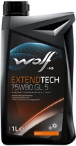 Трансмиссионное масло Wolf ExtendTech 75W-80 GL-5 1 л (8303807)