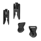 Кліпси FMA Goggle Swivel Clips 19mm для захисних масок Чорний