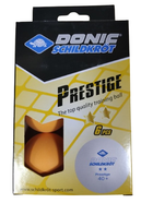 Мячи для настольного тенниса DONIC Prestige 2stars 40+ комплект 6 штук orange