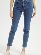 Jeansy slim fit damskie z wysokim stanem Cross Jeans P 509-014 36-32 Granatowe (8697319601169)