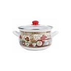 Кастрюля Gusto "Квітковий сад" 18 см 3,1 л (GT-T-118-FG)[85863]