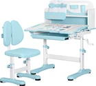 Комплект мебели стол + стульчик + полка Mealux Wave Blue (BD-31 BL)