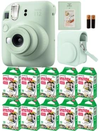 Instax Mini 12 Mint Green / Подарунковий набір Мʼятний / Камера + 100 фото + Чохол + Альбом 64 фото / Deluxe Edition