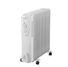 Масляный обогреватель Maestro MR950-11 2500 Вт, 11 секций радиатор с защитой от перегрева и механическим термостатом
