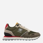 Buty sportowe męskie do kostki D.Franklin Vibla Patch Flag DFSH378004-KHAK 41 (8US/7.5UK) 25.5 cm Khaki (8445333667025)