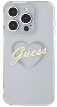 Панель Guess Hardcase IML Heart для Apple iPhone 16 Pro Transparent (GUHCP16LHCHGSPT)