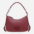 Сумка кросс-боді через плече жіноча з натуральної шкіри DKNY Seventh Avenue Tz Shoulder R433KF67 Бургунді (755403217073)