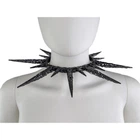 Чокер Gothic Punk с длинными шипами Seta Decor 24-559BLK