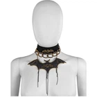 Чокер-колье Bat Queen Seta Decor 21-606BLK-GL