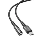Аудио кабель Acefast C1-07 Type-C to 3.5mm 0.18m black