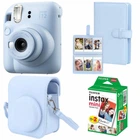 Набір Камера моментального друку Fujifilm INSTAX Mini 12 Pastel Blue / Чохол блакитний / Фотопапір на 20 знімків / Фотоальбом блакитний на 108 знімка