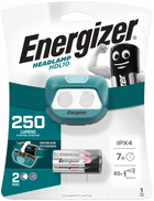 Налобний ліхтар Energizer HDL10 3AAA 250 lm (7638900444278)