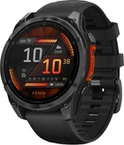 Спортивные часы Garmin Fenix 8 47mm AMOLED Slate Gray with Black Silicone Band (010-02904-00)