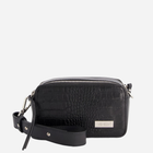 Torebka crossbody damska ze skóry naturalnej VENEZIA W054LEBLTOR097 Czarna (5906140578797)