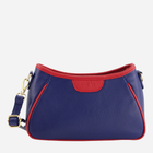 Torebka crossbody damska ze skóry naturalnej VENEZIA D002LENATOR115 Granatowa (5906140579206)