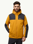 Куртка зимова коротка чоловіча Jack Wolfskin Jasper Ins Jkt M A61872_M0043 3XL Помаранчева (4064886336192)