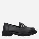 Loafersy damskie skórzane VENEZIA R041LEBLOBM047 40 26 cm Czarne (5906140603987)