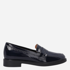 Loafersy damskie lakierowane VENEZIA E021PANAOBM061 39 25 cm Granatowe (5906140608432)