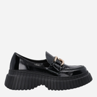 Loafersy damskie lakierowane VENEZIA L001PABLOBM051 39 25 cm Czarne (5906140549582)