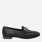 Loafersy damskie skórzane VENEZIA A014LEBLOBM028 38 24.5 cm Czarne (5906140520239)