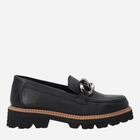 Loafersy damskie skórzane VENEZIA E012LEBLOBM041 41 26.5 cm Czarne (5906140542422)